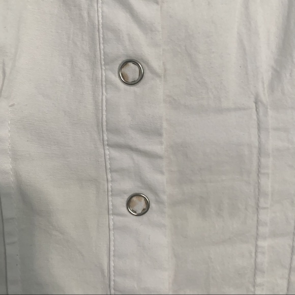 Embellished Lace Back Button-up Bodice Top - Picture 8 of 8